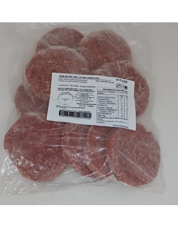 HAMBURGUER BOVINO [150GR] O PADEIRO CX48UN